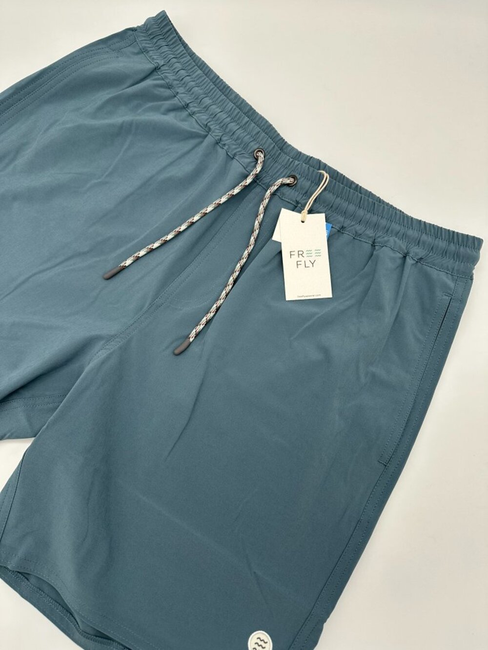 Free Fly Men's UPF 50+ Andros Stretch Swim Trunk Short Size XL Pacific Blue
